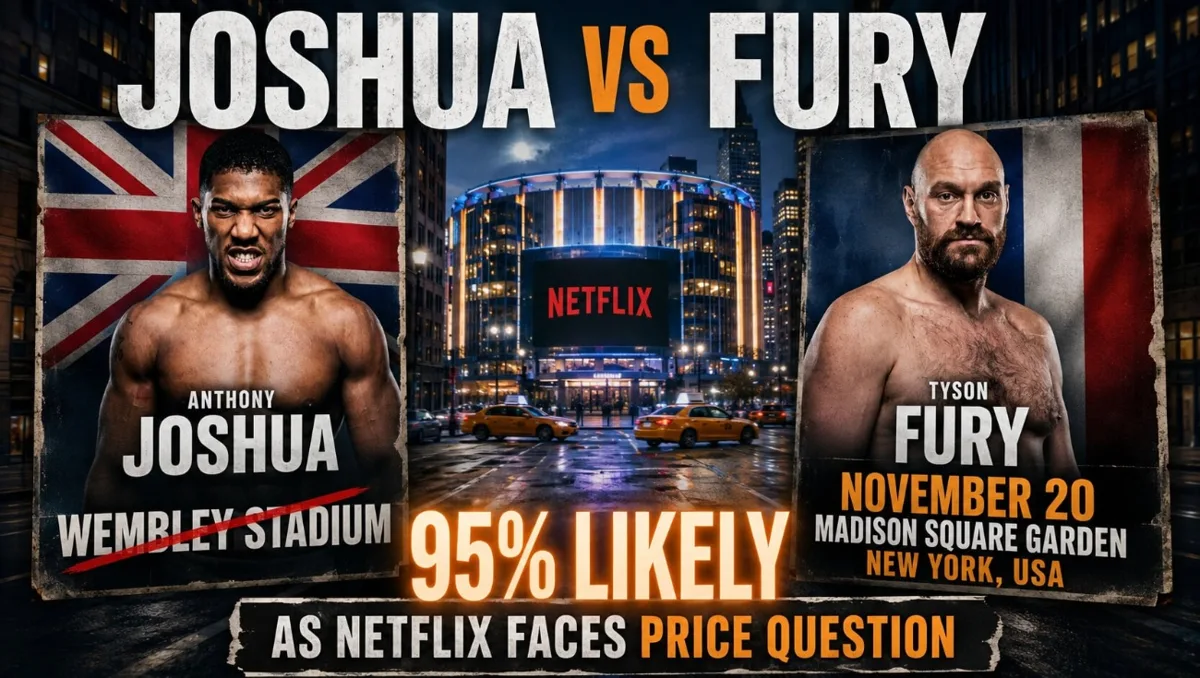 ジョシュアvsフューリー、決戦はNYか？契約金問題でNetflixが苦渋の選択