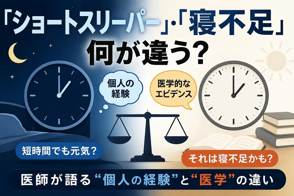 ショートスリーパー vs 寝不足 医師がSNSの議論に医学的見解
