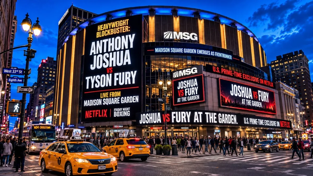 ジョシュアvsフューリーがニューヨーク決戦！Netflixが仕掛ける前代未聞のギャンブル